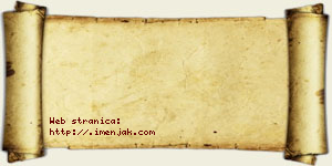 Biljana Trnjaković vizit kartica